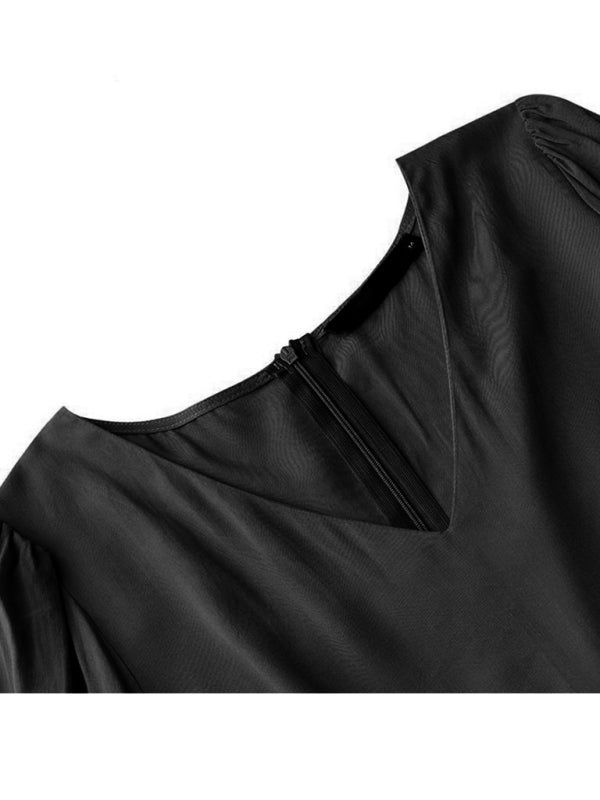 Autumn Temperament Women’S Large Swing Dress