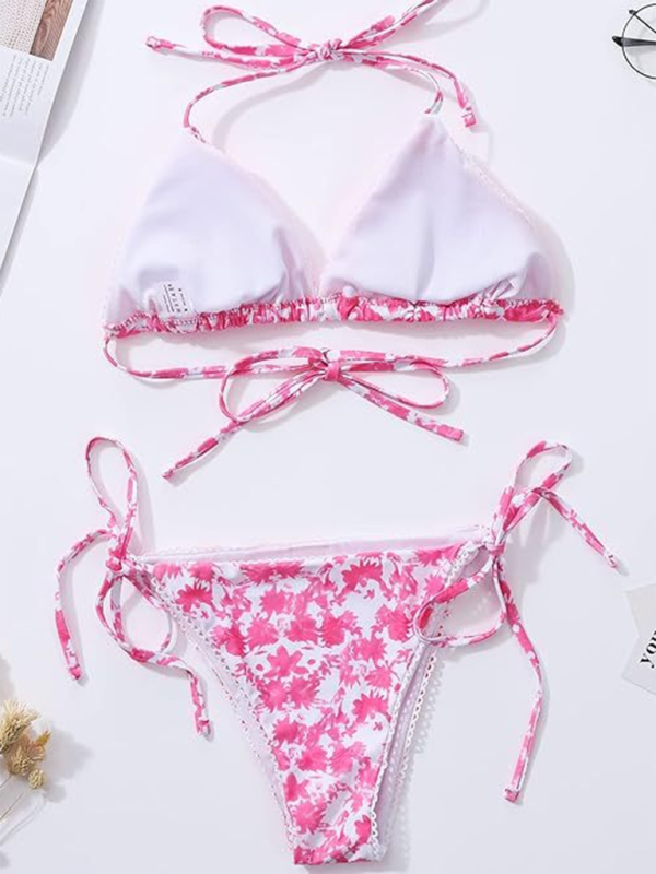 Bikini women’s split sexy floral high-end fashion swimsuit bikini beach swimsuit