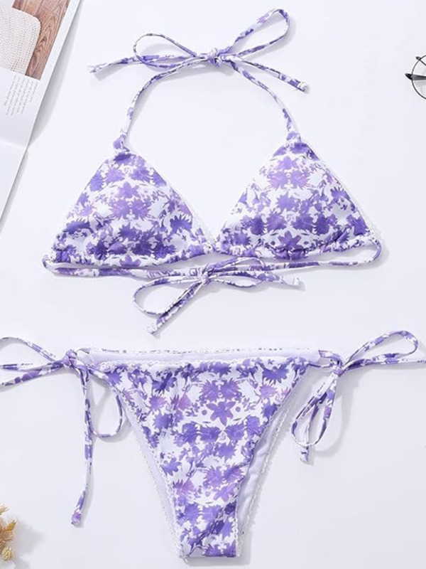 Bikini women’s split sexy floral high-end fashion swimsuit bikini beach swimsuit