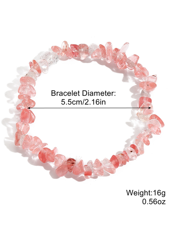 Bohemian Colorful Gravel Bracelet Natural Stone Bracelet - Pattern5 / FREESIZE