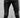 Classic Men’s Cotton Blend Solid Denim Jeans with Slant Pockets - Black / S