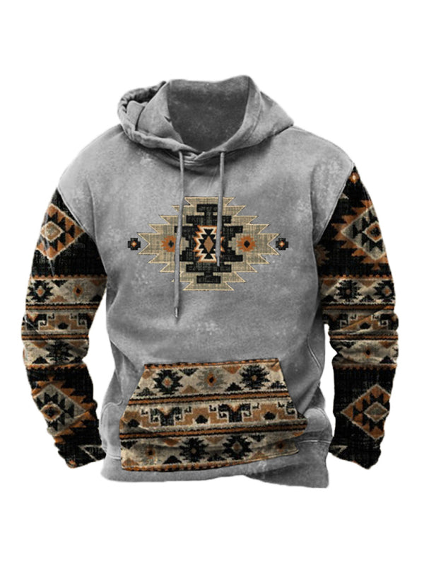 Digital printing men’s street sports fashion trend hoodie - Printing 5 / XS
