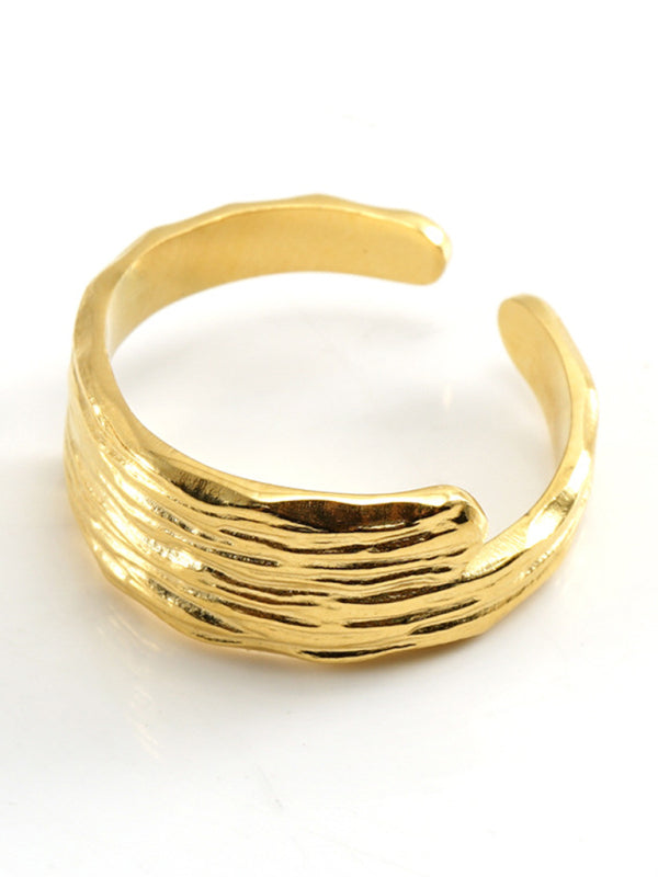 Fashionable and personalized retro style ring gold living ring - Pattern2 / FREESIZE