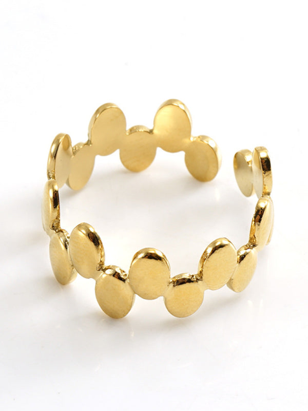 Fashionable and personalized retro style ring gold living ring - Pattern6 / FREESIZE