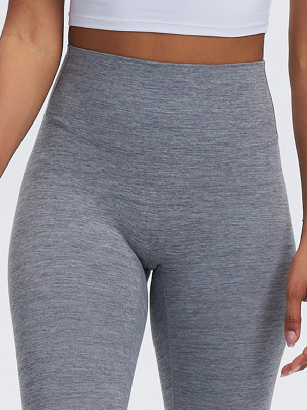 Fashionable sports yoga pants with high waist tummy control and butt lift peach butt fitness pants