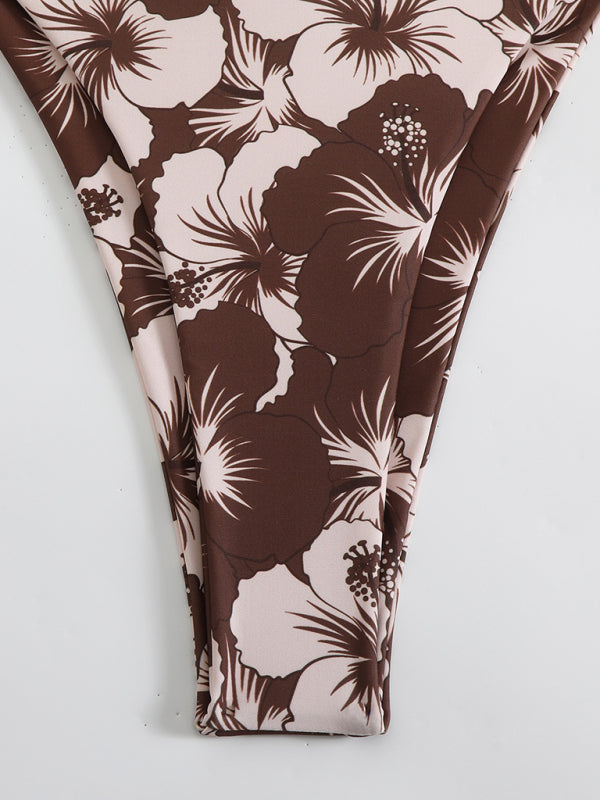 Floral print bikini bottom from Floral print halterneck bikini collection