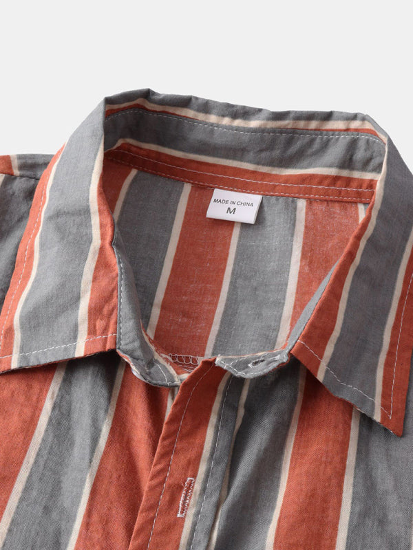 Hawaiian Style Casual Beach Vacation Printed Men’s Shirt