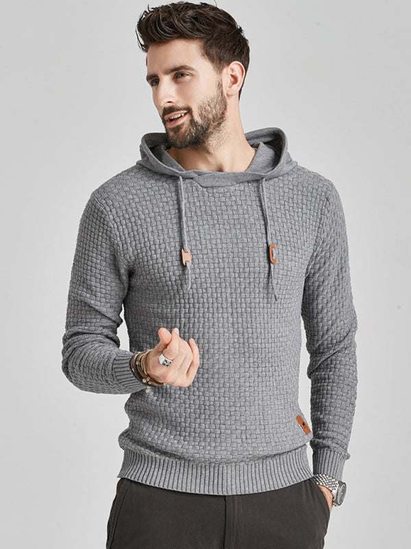 Hooded Pullover Knitwear Sports Casual Men’s Sweater