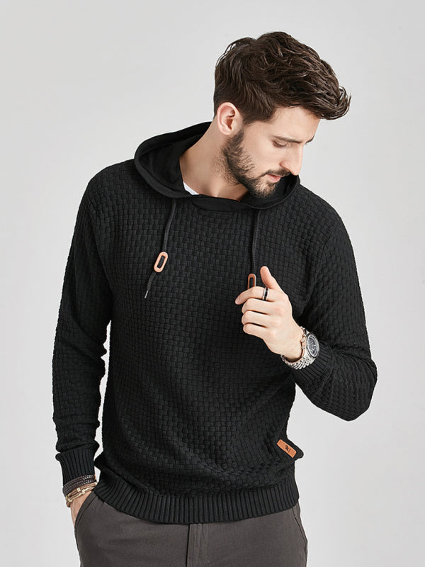 Hooded Pullover Knitwear Sports Casual Men’s Sweater