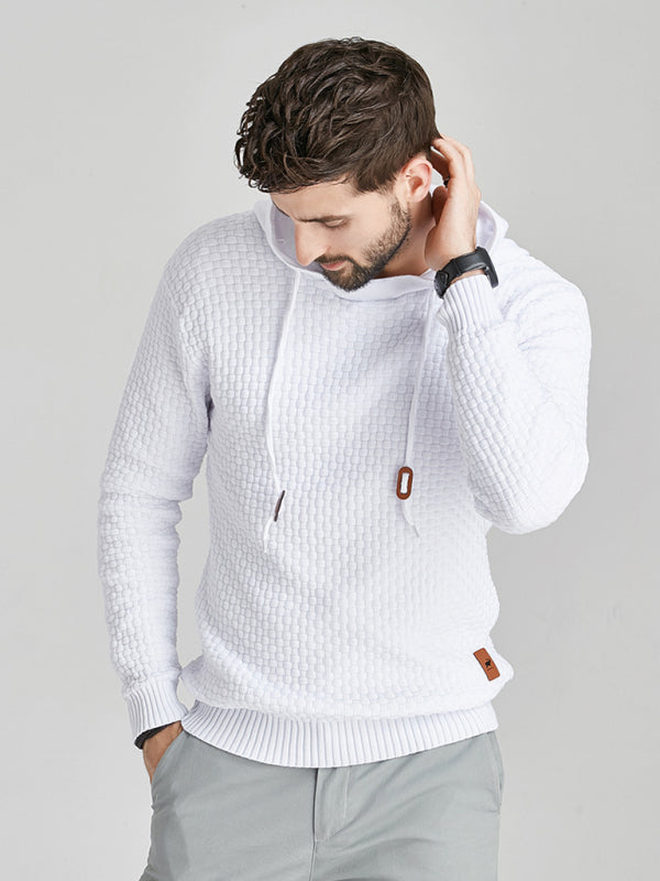 Hooded Pullover Knitwear Sports Casual Men’s Sweater