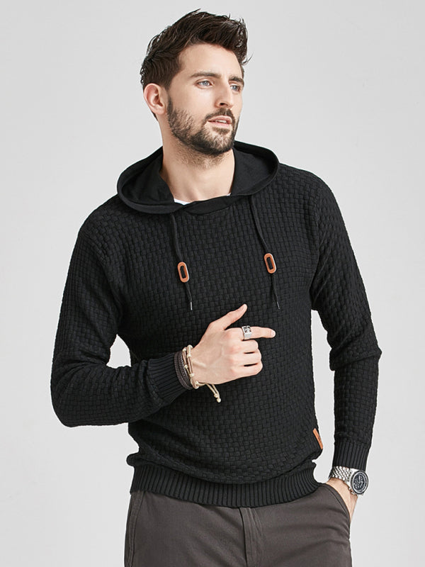 Hooded Pullover Knitwear Sports Casual Men’s Sweater