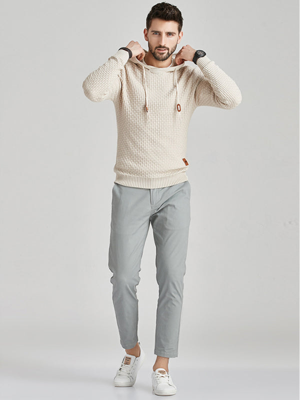 Hooded Pullover Knitwear Sports Casual Men’s Sweater