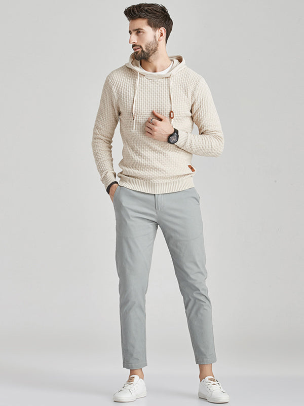 Hooded Pullover Knitwear Sports Casual Men’s Sweater