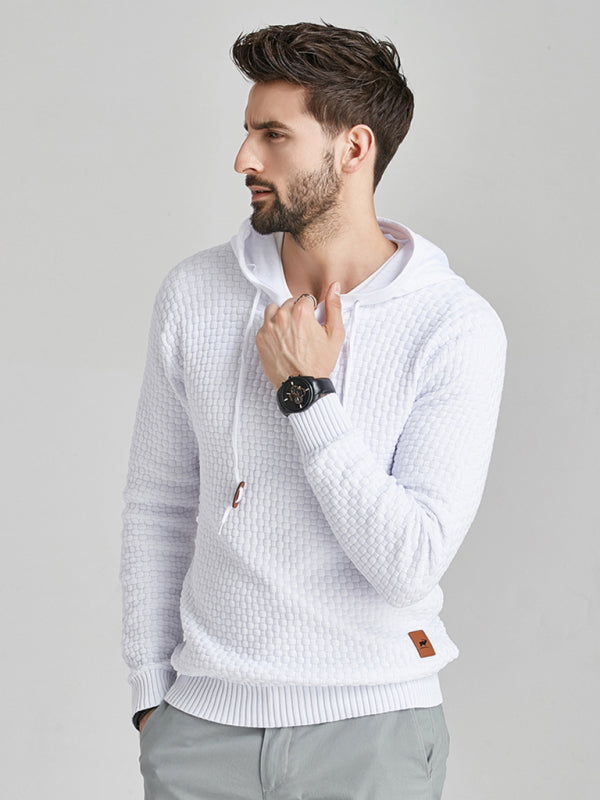 Hooded Pullover Knitwear Sports Casual Men’s Sweater
