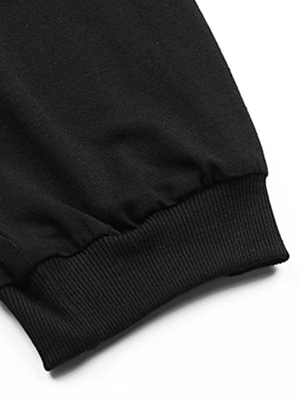 Hooded Zip Loose Casual Cargo Jumpsuit - Closther