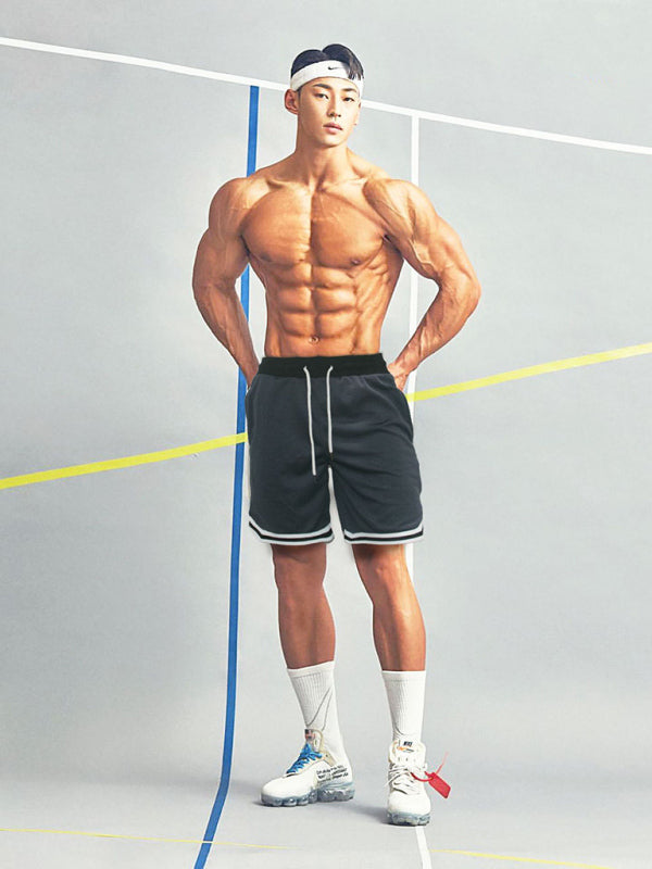 Leisure Sports Shorts Men’S Speed Outdoor Fitness Basketball Men’S Quarter Pants - Grey / M