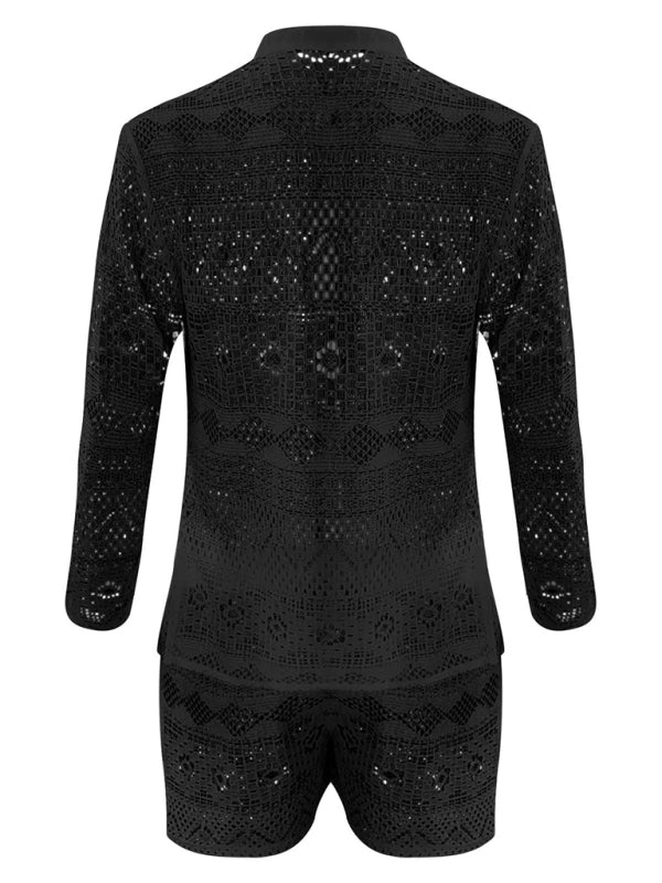 Long Sleeve Shirts Casual Shorts Fashion Men’s Suits Sportswear