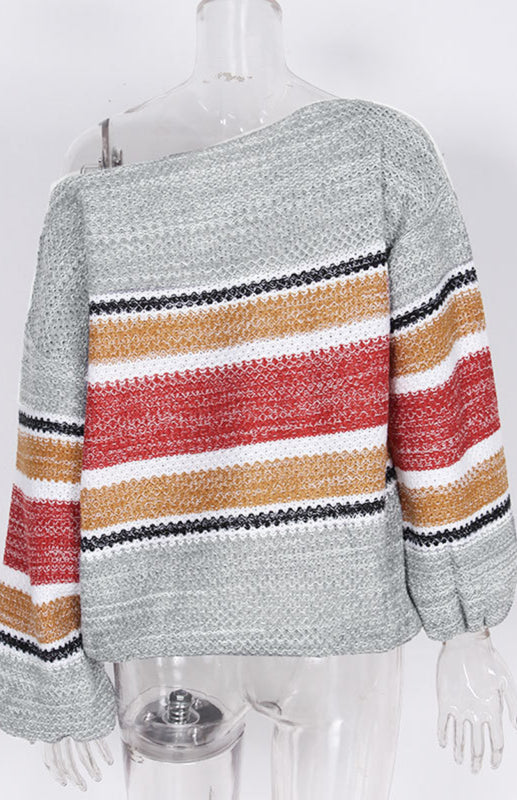 Loose Round Neck Knit Bottoming Shirt