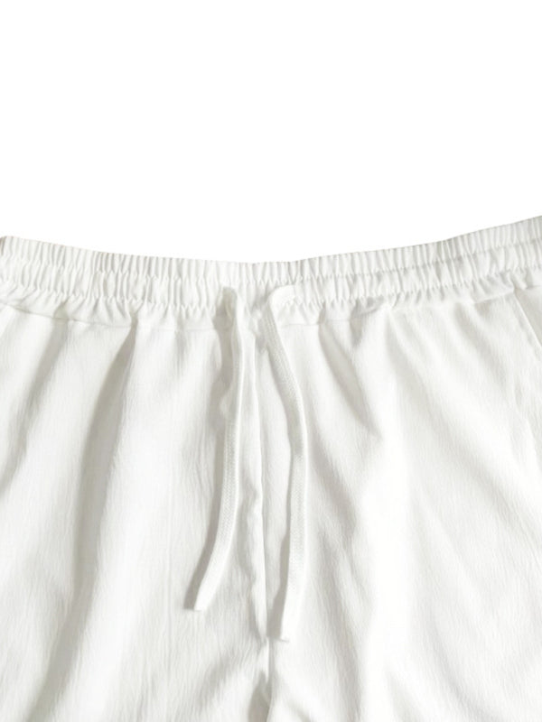 Men’s Breathable Linen Loose Casual Sports Trousers