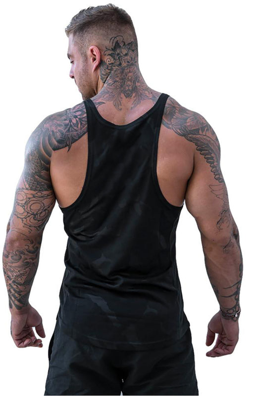 Men’s Camouflage Print Breathable Quick Dry Sleeveless Tank Top