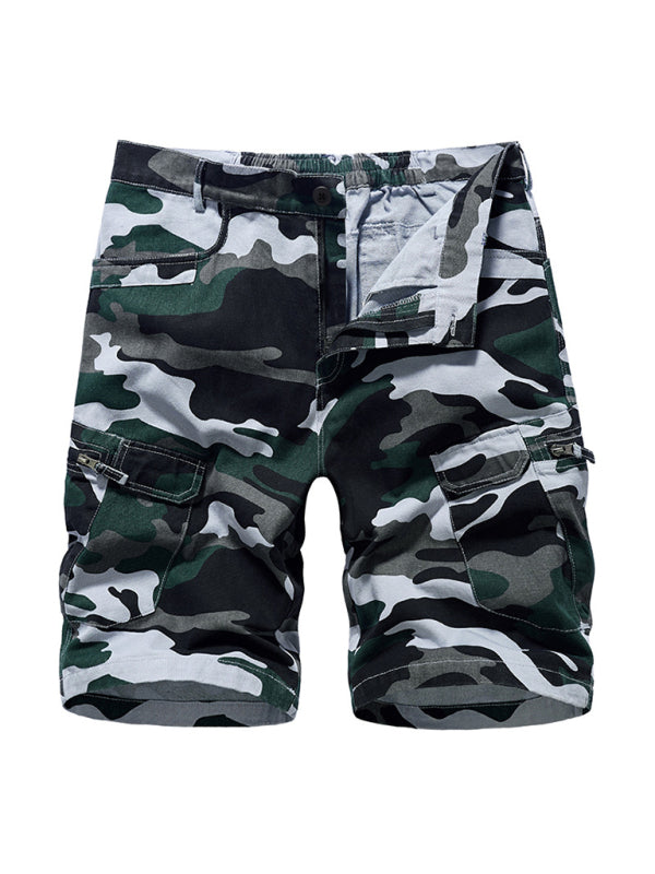 Men’s Camouflage Print Cargo Shorts