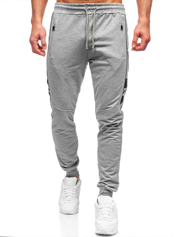 Men’s casual fashion sports trousers - Grey / S