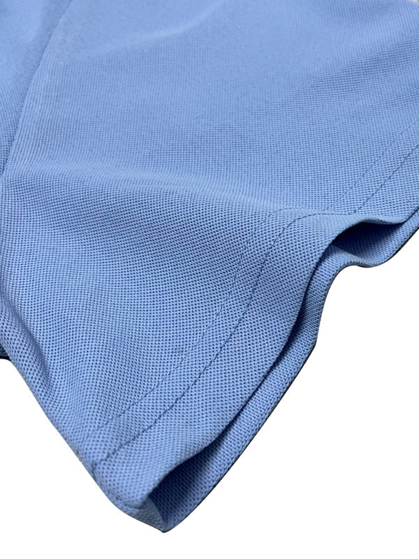Men’s Casual Lapel Color Block Short Sleeve Polo Shirt