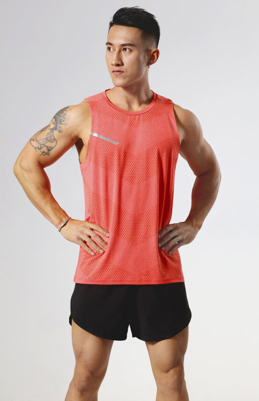 Men’s casual loose sleeveless round neck vest