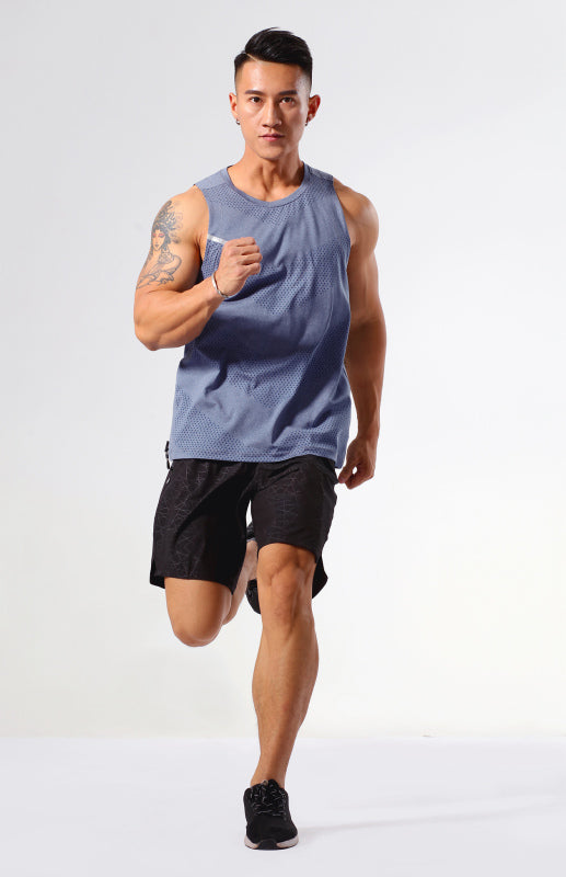 Men’s casual loose sleeveless round neck vest