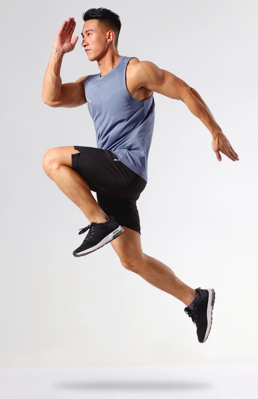 Men’s casual loose sleeveless round neck vest