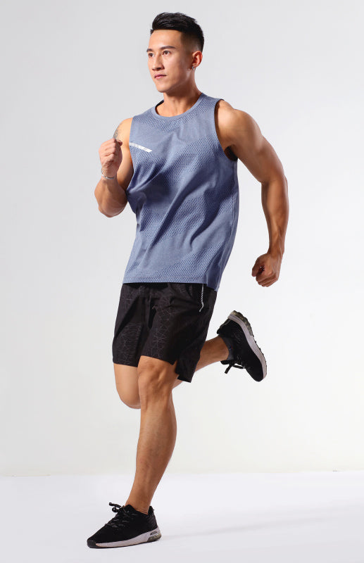 Men’s casual loose sleeveless round neck vest