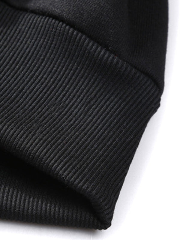 Men’s casual raglan sleeve crew neck sweatshirt