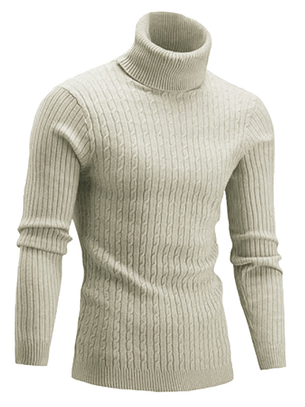 Men’s Classic Long Sleeve Turtleneck Sweater