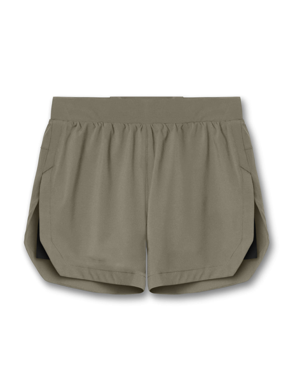 Men’s fake two-piece trousers multi-pocket running training sports shorts