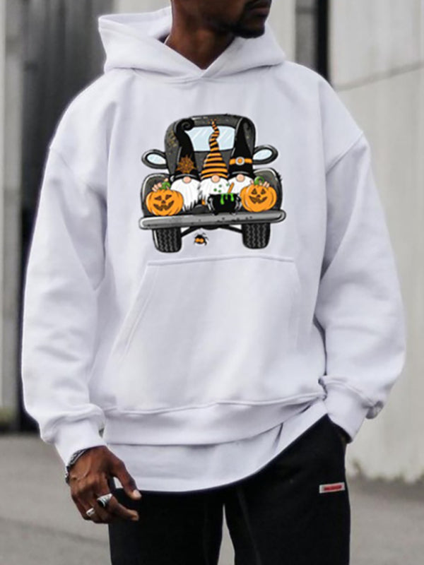 Men’s Halloween Gnome Pumpkin Hoodie