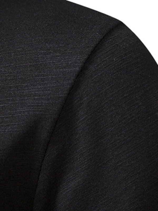 Men’s Henley Casual Fashion Basic Short Sleeve T-Shirt