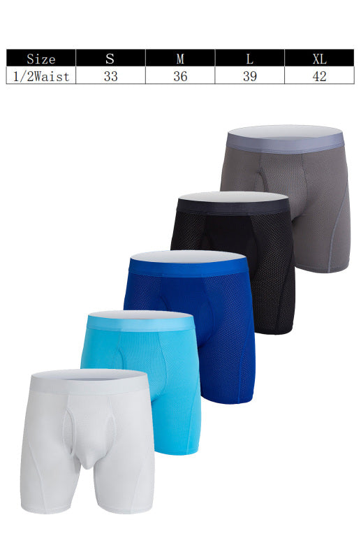 Men’s High Elasticity Simple Style Knit Polyester Underwear Loungewear