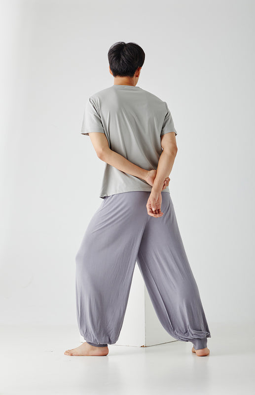 Men’s home pants modal thin style loose and comfortable wide leg pants home clothes
