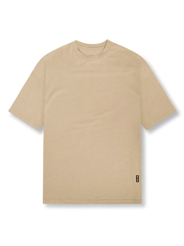 Men’s knitted casual sports round neck short-sleeved quick-drying T-shirt