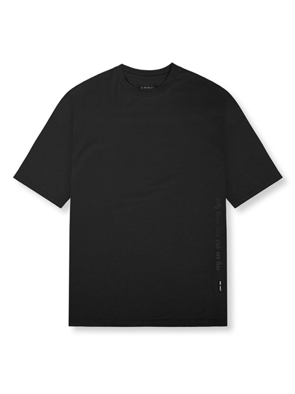 Men’s knitted casual sports round neck short-sleeved quick-drying T-shirt