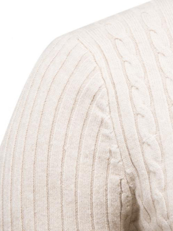 Men’s knitted sweater cross-border turtleneck slim fit bottoming sweater