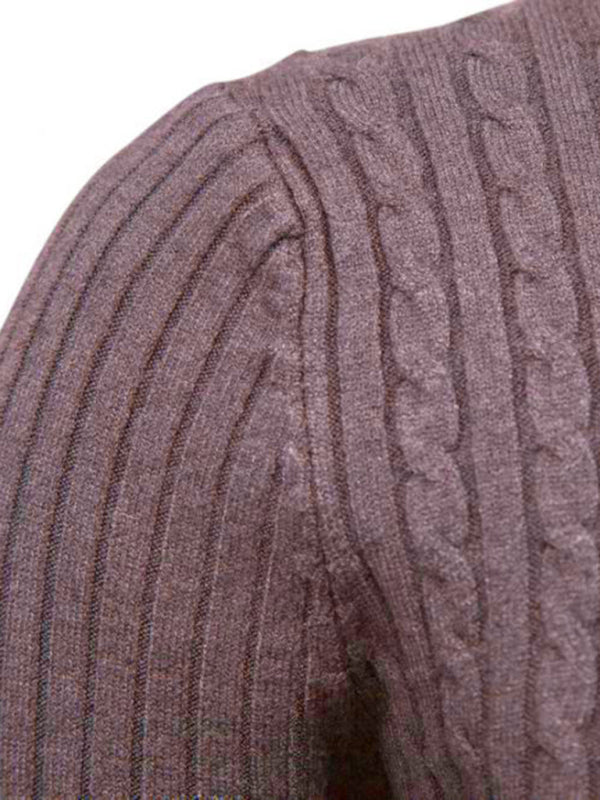 Men’s knitted sweater cross-border turtleneck slim fit bottoming sweater