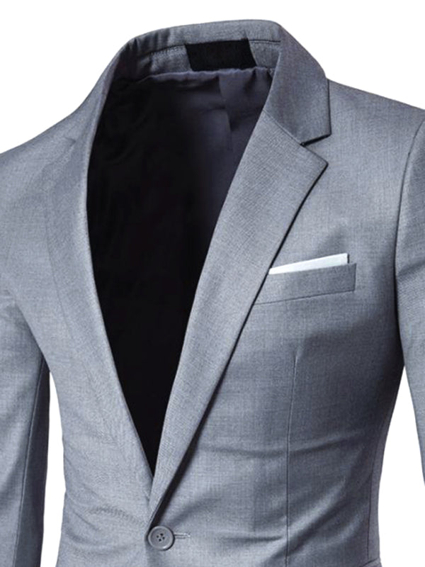Men’s Light Business Long Sleeve Blazer