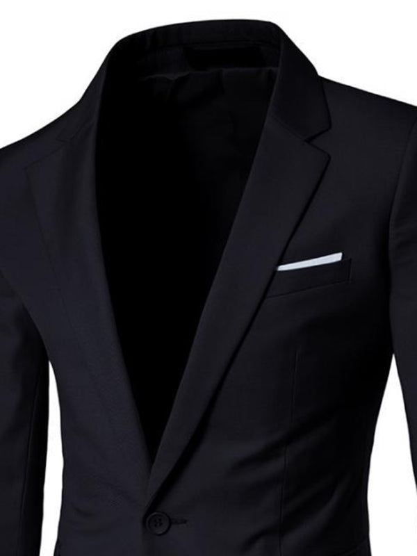 Men’s Light Business Long Sleeve Blazer