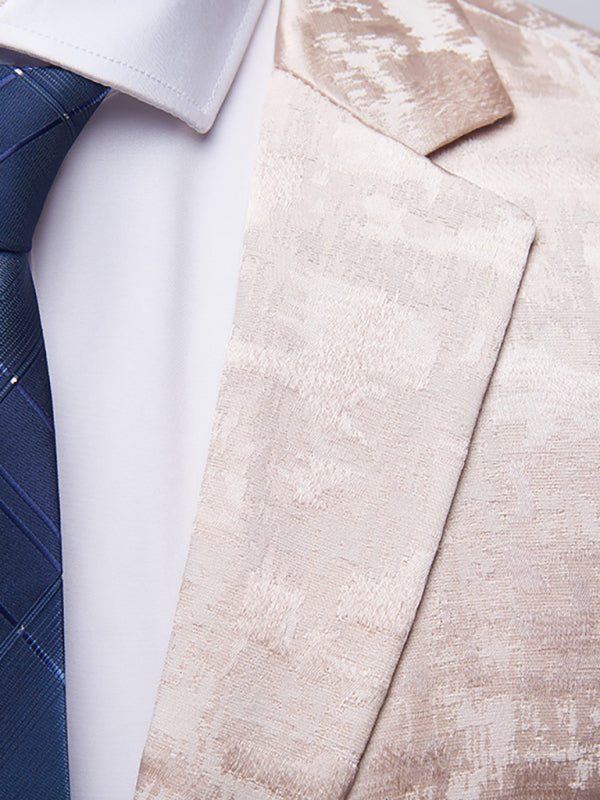 Men’s Light Business Welt Pocket Blazer Suit