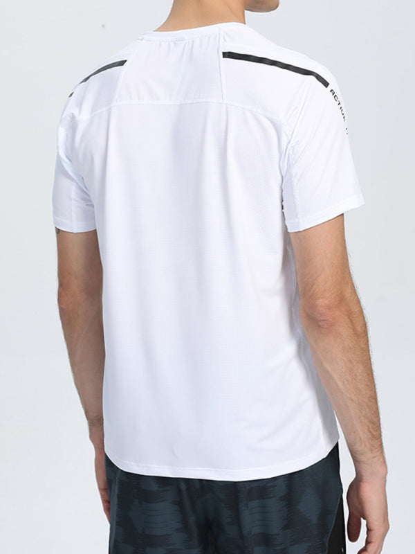 Men’s loose breathable and quick-drying sports t-shirt