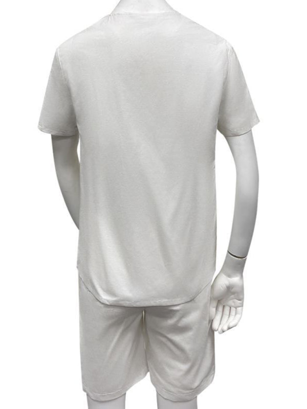 Men’s new casual beach short-sleeved/long-sleeved tops