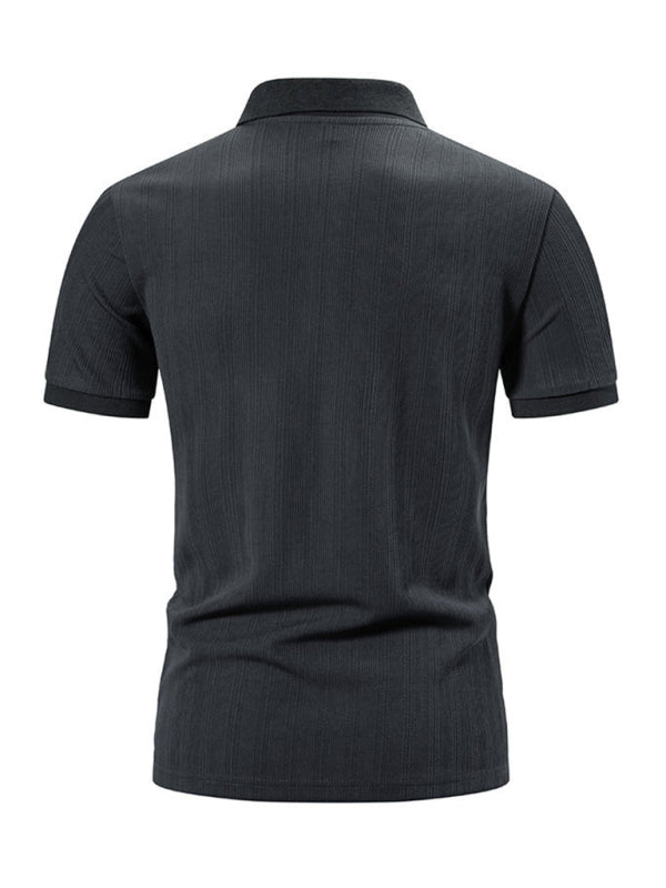Men’s New Casual Pit Lapel POLO Shirt