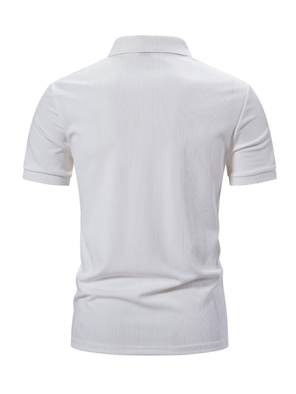 Men’s New Casual Pit Lapel POLO Shirt