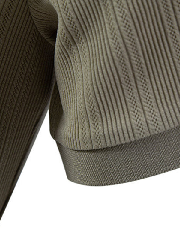 Men’s New Casual Pit Lapel POLO Shirt